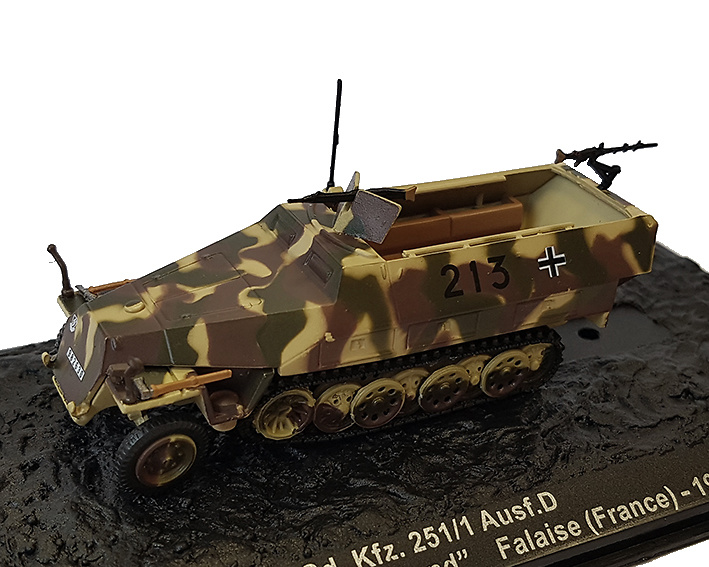 Sd.Kfz.251/1, Ausf.D, 12.SS-Pz.Div. Hitlerjudeng, Falaise, 1944, 1:72, Altaya 