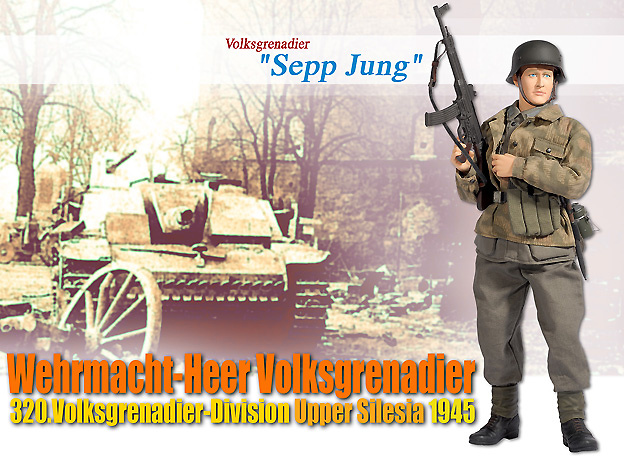 Sepp Jung, Wehrmacht-Heer Volksgrenadier, 1:6, Dragon Figures 