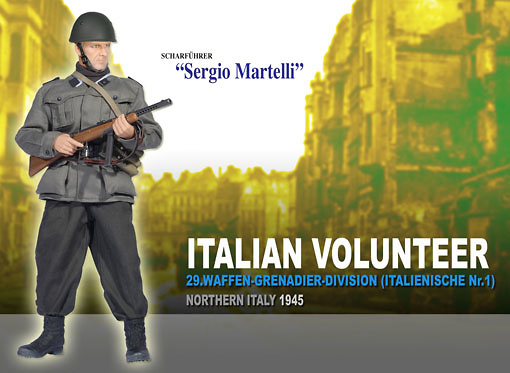 Sergio Martelli, Italian Volunteer, 29.Waffen Grenadier Division, 1:6, Dragon 