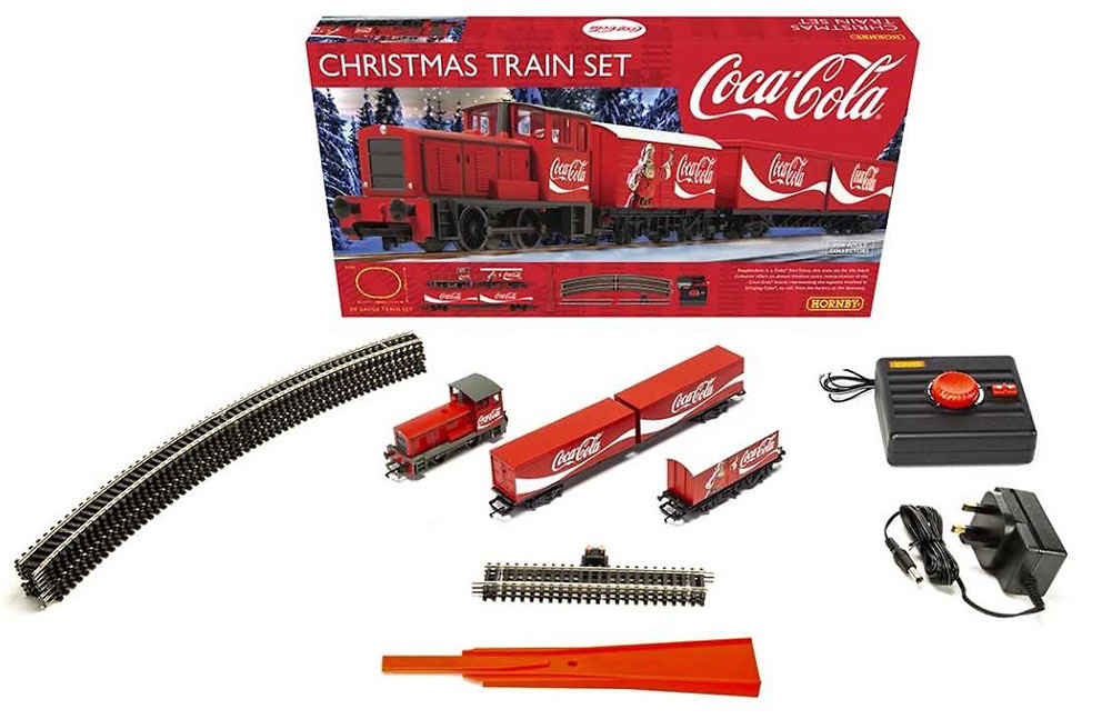 Set Tren Eléctrico Navidad de Coca-Cola, Hornby 