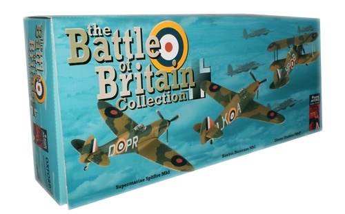 Set de 3 aviones, Batalla de Inglaterra, 75 Aniversario, 1:72, Oxford 