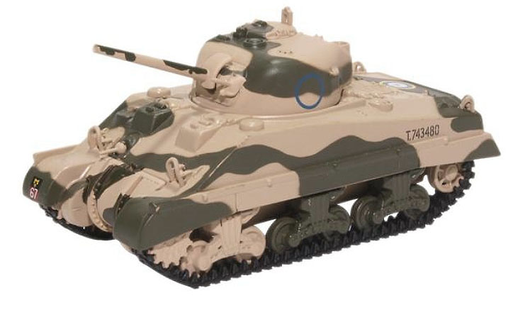 Sherman Mk III, 10th Armoured Division, US Army, 1942, 1:76, Oxford 
