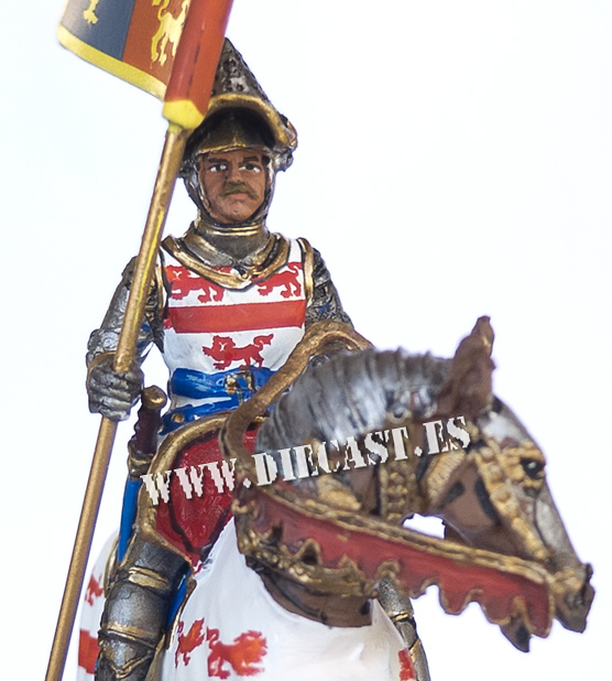 Sir John Codrington, Abanderado de Enrique V, Agincourt, 1415, 1:30, Del Prado 