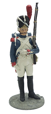 Soldado de la 1ª División de Infantería, Granadero del Ejército Imperial, 1812, 1:32, Eaglemoss 