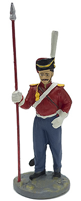 Soldado del Regimiento de Cosacos, 1812, 1:32, Eaglemoss 