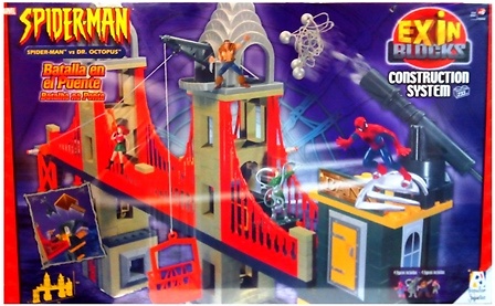 lego spiderman puente