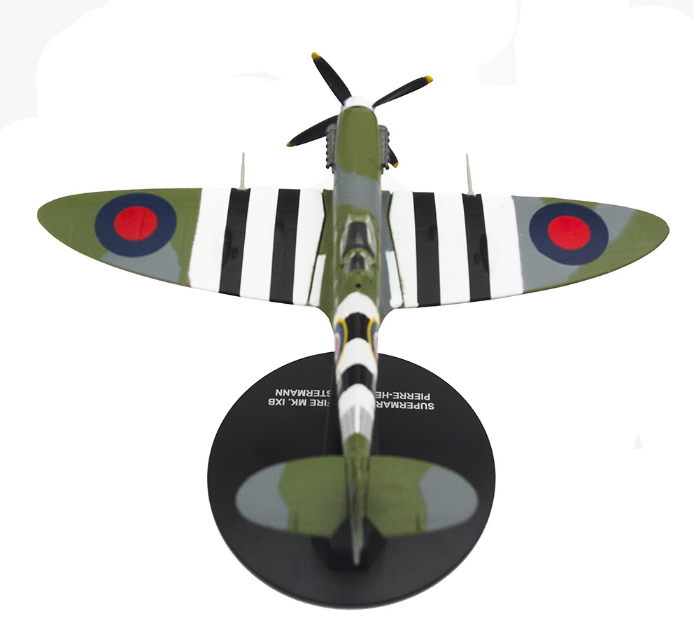 Spitfire MK.IXB, piloto Pierre-Henri Closterman, 1944, 1:72, Atlas 