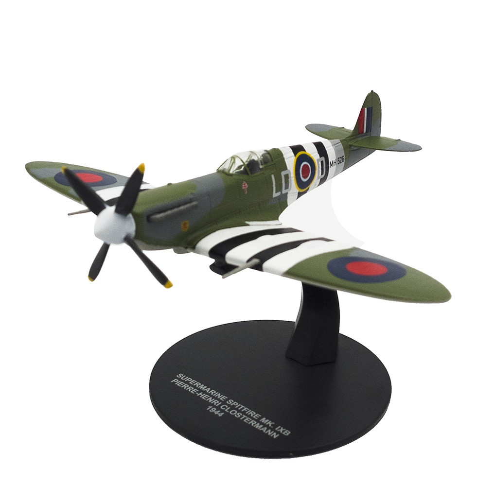 Spitfire MK.IXB, piloto Pierre-Henri Closterman, 1944, 1:72, Atlas 