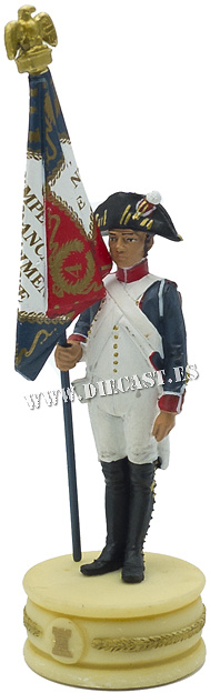 Standard bearer of the 4th Infantry Regiment, French Army, 1:24, Altaya 
