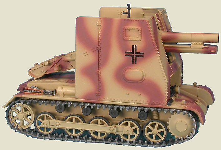 Sturmpanzer I 15 cm sIG 33 (Sf) auf Panzerkampfwagen I Ausf B, 5th Pz. Div. Rusia, 1943, 1:48, Gasoline 