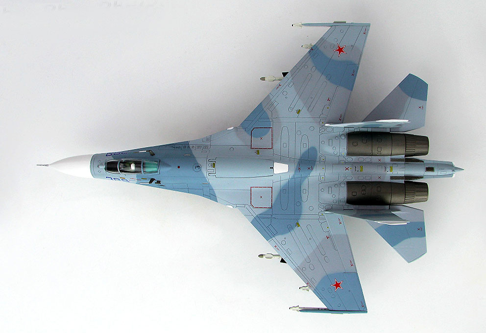 Su-27 Flanker B B388, Paris le Bourget, 1989, 1:72, Hobby Master 