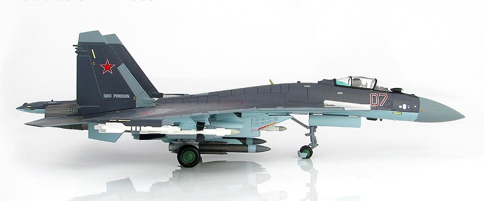 Su-35 Flanker E Red 07, Fuerza Aérea de Rusia, 2013, 1:72, Hobby Master 
