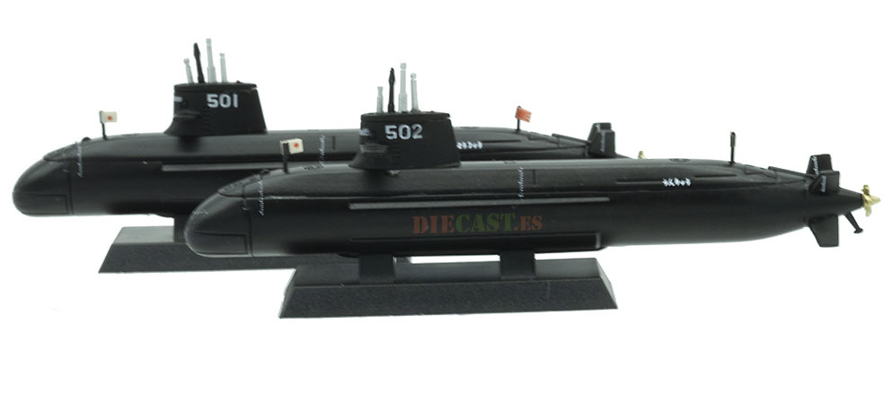 Submarine Sōryū (SS-501) and Unryū (SS-502), JMSDF, 1: 900, Planet DeAgostini 