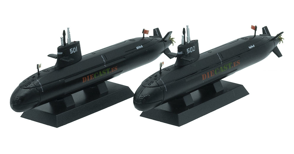 Submarinos Sōryū (SS-501) y Unryū (SS-502), JMSDF, 1:900, Planeta DeAgostini 