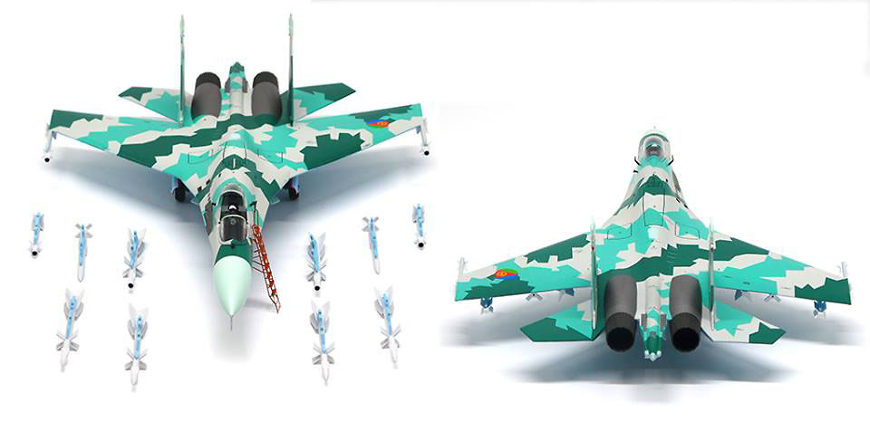 Sukhoi Su-27 Flanker, Fuerzas Aéreas Eritreas, 2010, 1:72, JC Wings 