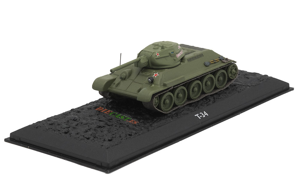 ULTIMATE TANK COLLECTION ATLAS EDITIONS RUSSIAN T-34-1/72  SCALE MODEL 