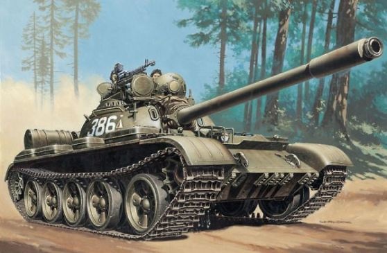 T-55, Tanque Soviético, 1:35, Italeri 
