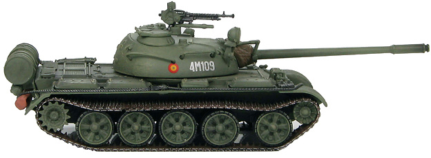 T-55A MBT Romanian Army, The Anti-Communist Revolt, 1989, 1:72, Hobby Master 