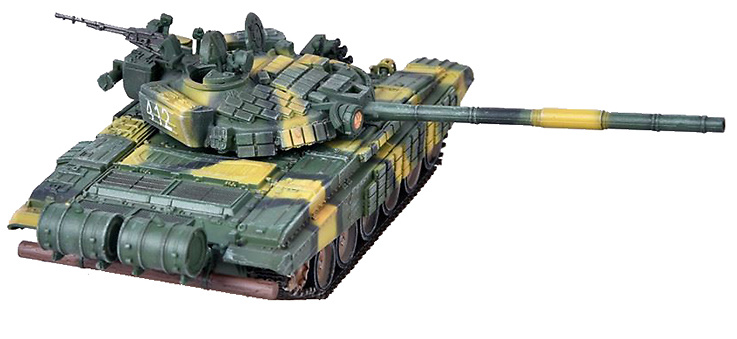 T-72B con Blindaje Reactivo Activo (ERA), Ejército Soviético, 1980, 1:72, Modelcollect 