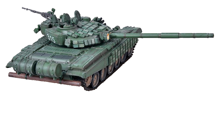 T-72B with Active Reactive Shielding (ERA), 2010, 1:72, Modelcollect 