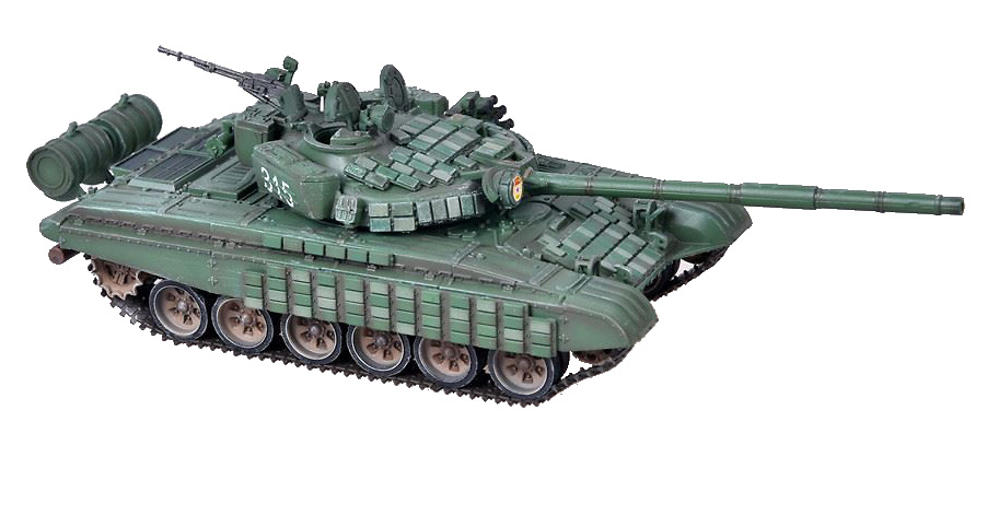 T-72B with Active Reactive Shielding (ERA), 2010, 1:72, Modelcollect 