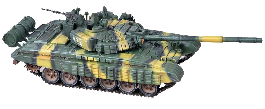 T-72B with Active Reactive Shielding (ERA), Soviet Army, 1980, 1:72, Modelcollect 