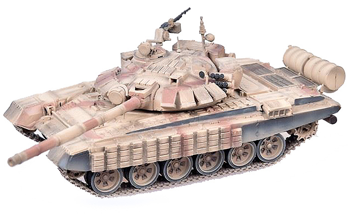 T-72BM with Kontakt-1 (reactive armor), Syrian War, Aleppo, 2016, 1:72, Modelcollect 
