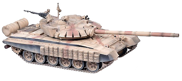 T-72BM with Kontakt-1 (reactive armor), Syrian War, Aleppo, 2016, 1:72, Modelcollect 