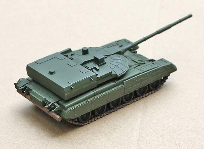 T-80UM2 (Black eagle) Main Battle Tank, Russian Army, 1997 show, 1:72, Modelcollect 