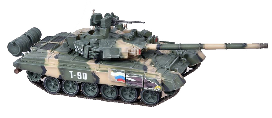 T-90 main battle tank, 38 Instituto de Investigación Científica y Pruebas Militares en Kubinka, 1:72, Modelcollect 