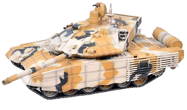 T-90MS, Camuflaje del Desierto, Ejército Ruso, Feria de Armamento, 2014, 1:72, Modelcollect 