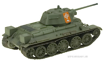 T34/76, German Army, 1943, 1:72, Easy Model 