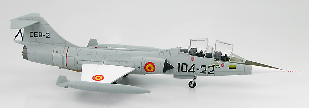 TF-104G Starfighter, #104-22, Ejército del Aire, España, 1965-1972, 1:72, Hobby Master 