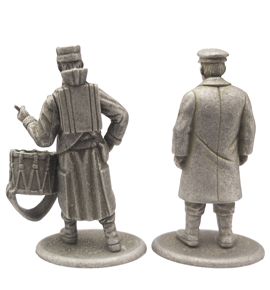 Taxi Driver and Infantry Drummer, France, 1914, 1:24, Atlas Editions 