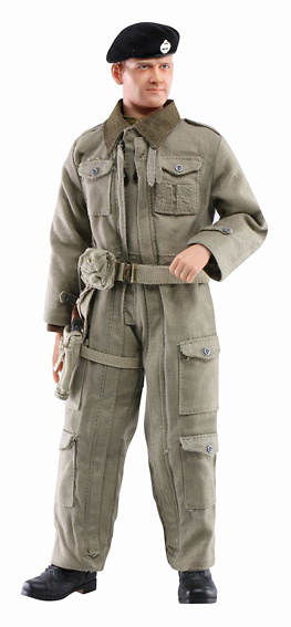 Terry Davies (Private), British Tank Crewman Royal Armoured Corps, Northwest Europe, 1944, 1:6, Dragon Figures 