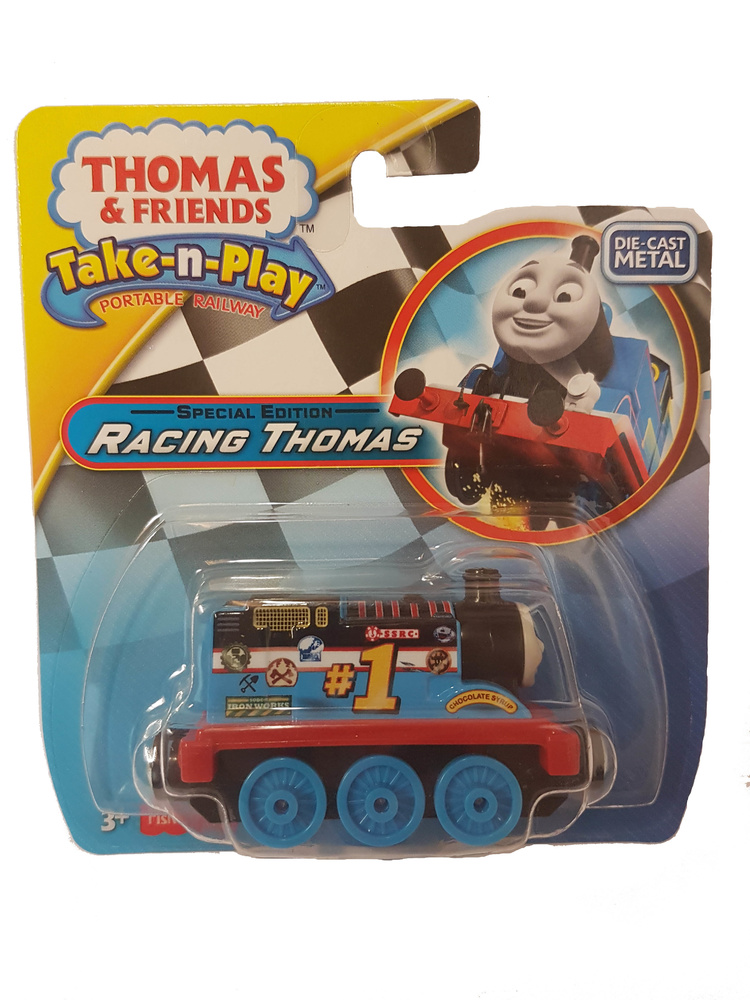 Thomas & Friends, Take-n-Play, Racing Thomas Special Edition, Fisher Price 