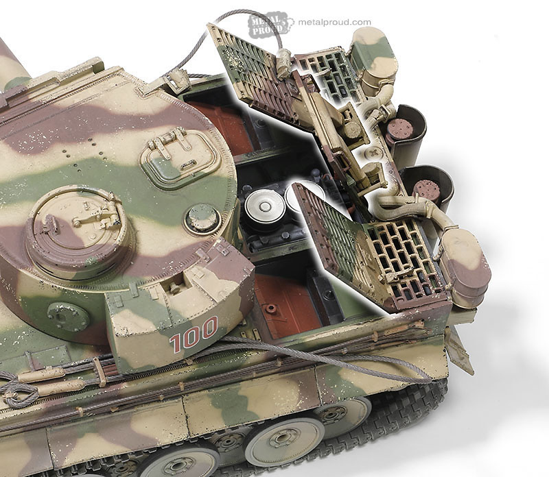 Tiger I, Sd.Kfz.181 PzKpfw VI Tiger Ausf. E. (producción inicial), 1:32, Forces of Valor 
