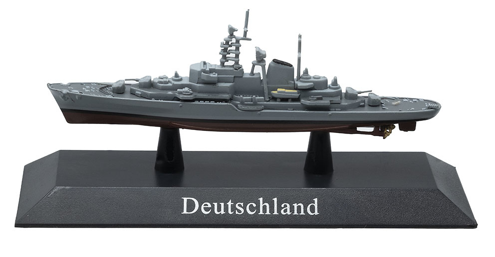 Lot de 4 Croiseurs Lourds Allemands Kriegsmarine WW2 1:1250 bateau WSL7