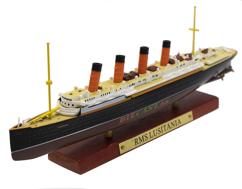 Transatlántico RMS Lusitania, Gran Bretaña, 1906, 1:1250, Atlas 