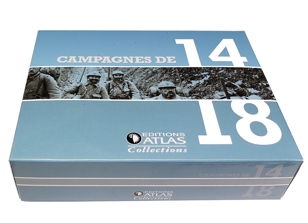 Tren de Artillería de 75 y Caballo de tiro, 1:24, Atlas Editions 