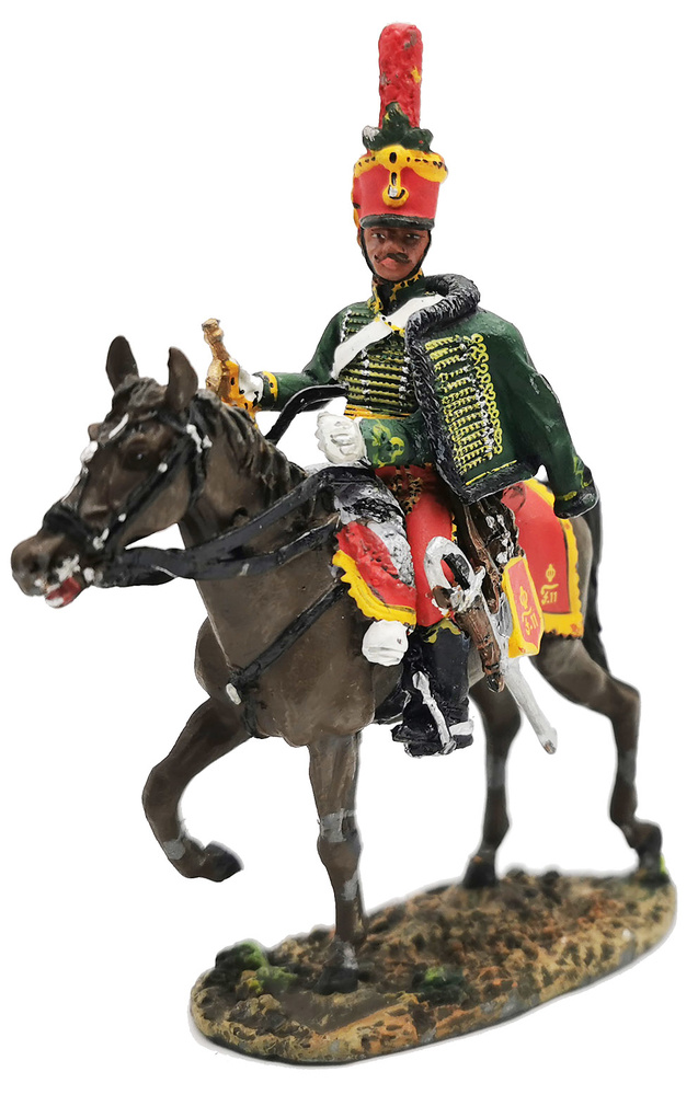 Trompeta, 5º Regimiento de Húsares, Austria, 1805, 1:30, Del Prado 