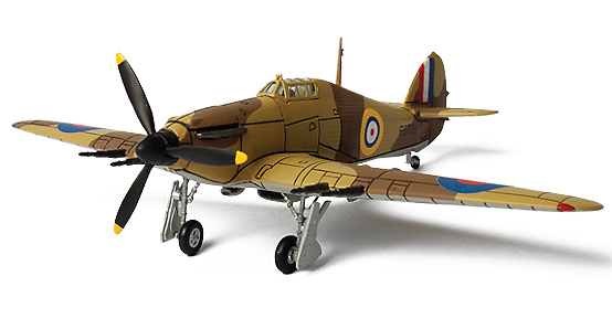 U.K. Hurricane, Vernon “Woody” Woodward, #33 Squadron, Fuka (Egypt), 1940, 1:72, Forces of Valor 