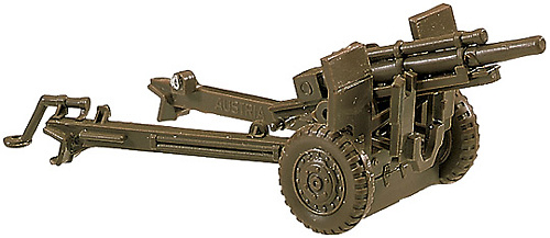 U.S. CAÑON M101, 105 mm. HOWITZER, 1:87, Minitanks 