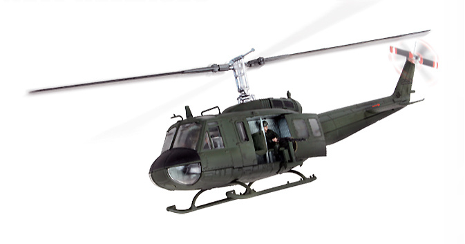 U.S. UH-1D HUEY, Vietnam, 1968, 1:48, Forces of Valor 