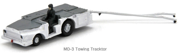 U.S.Navy, MD-3 Towing Tractor, White, 1:144, Century Wings 