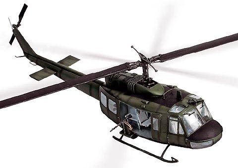 UH-1D Huey, U.S., Vietnam, 1968, 1:48, Forces of Valor 
