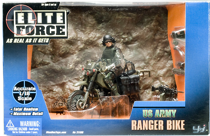US Army, Ranger Bike, 1:18, Elite Force 