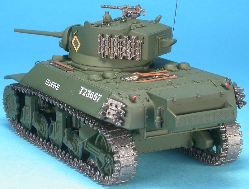 US M3A3 Stuart, 7th Armoured Div., Normandia, Junio, 1944, 1:48, Gasoline 