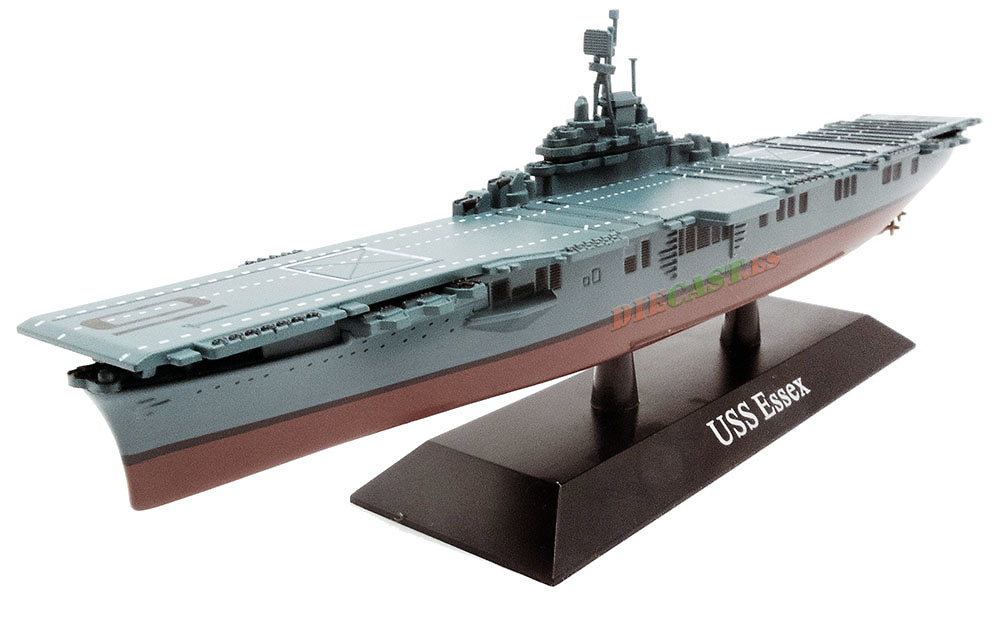 DeAgostini 06 US Aircraft Carrier Essex 1942 1/1250 Scale Diecast Model Ship 