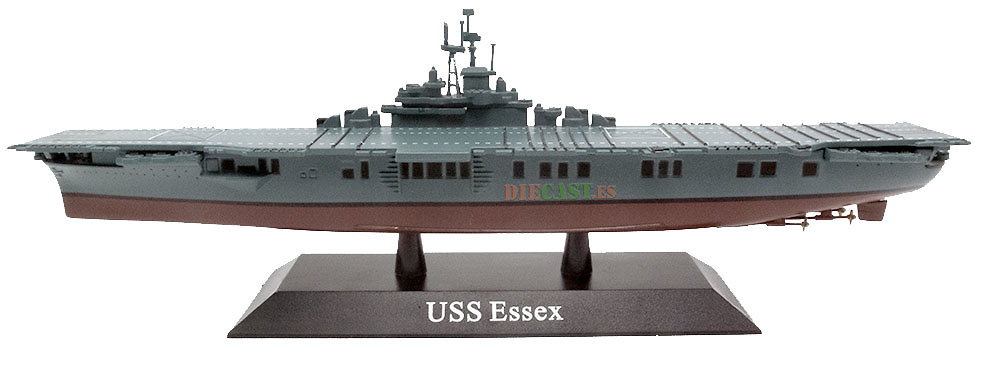 USS Essex aircraft carrier, US Navy, 1942, 1: 1250, DeAgostini 